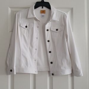 White Denim Jacket